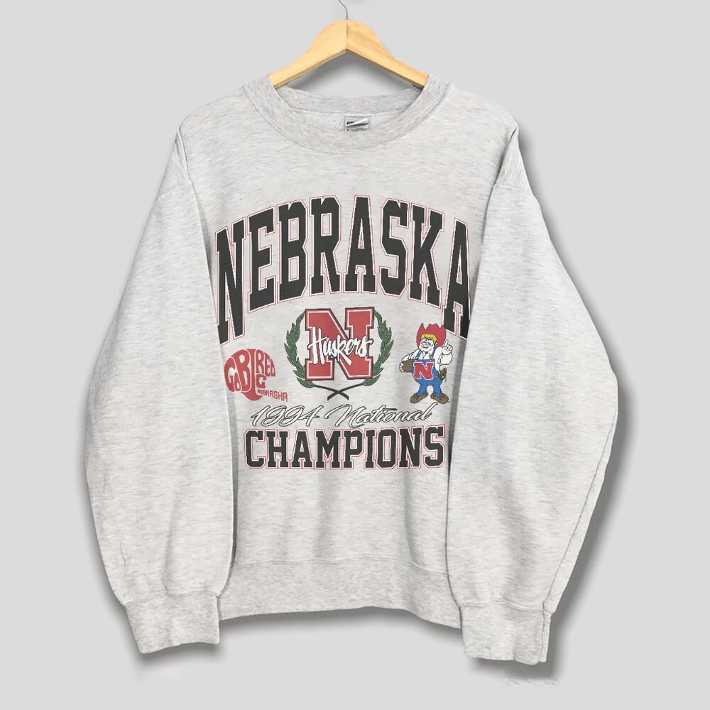 1994 Nebraska Huskers National Champs Football Shirt, University of Nebraska Tee
